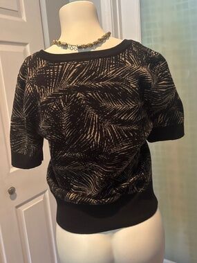Michael Kors Palm Leaf Sweater